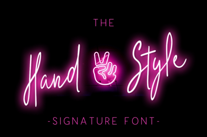The Hand Style Font Download