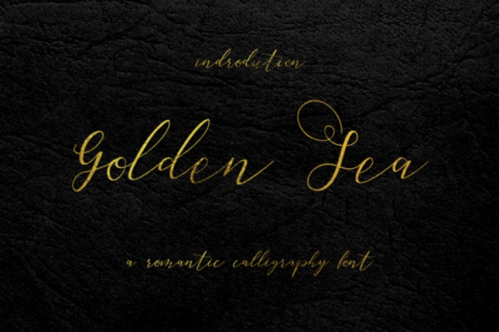 Golden Sea Font Download
