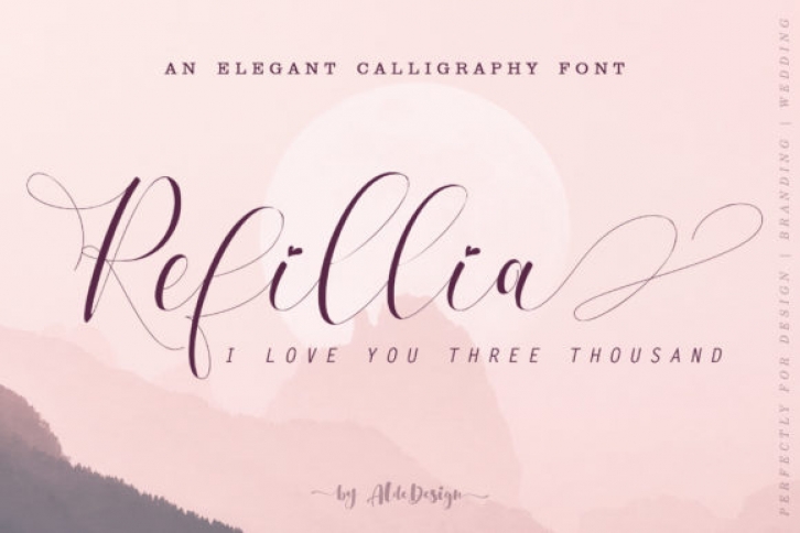 Refillia Calligraphy Font Download