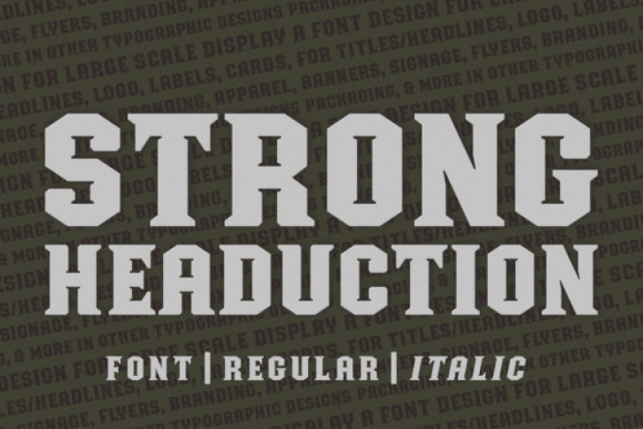 Strong Headucation Font Download