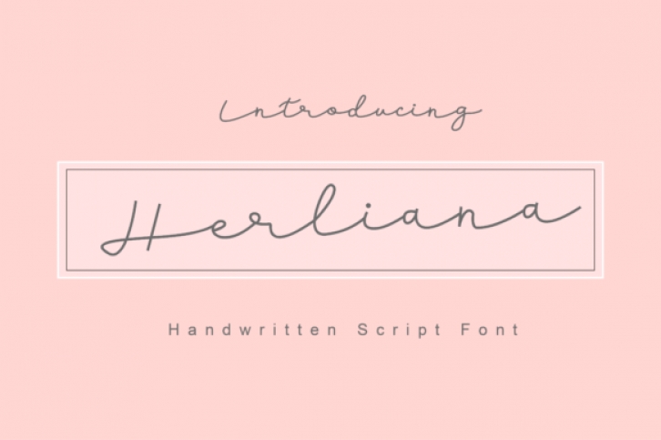 Herliana Font Download