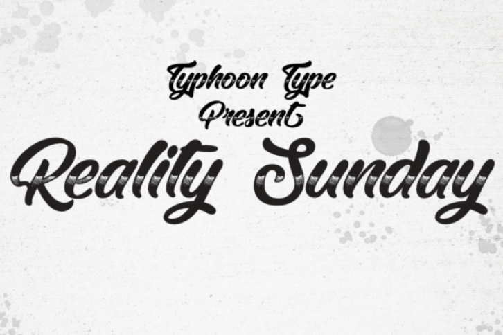 Reality Sunday Font Download