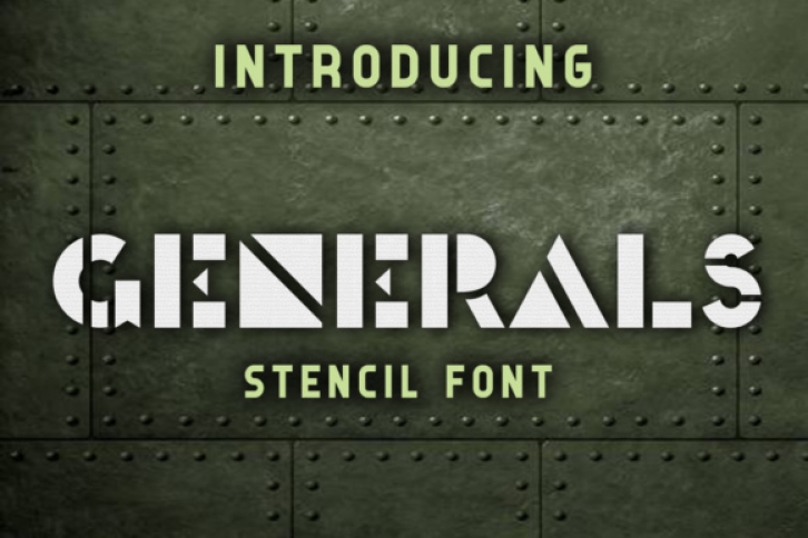 Generals Font Download