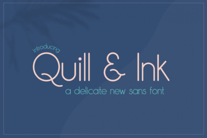 Quill & Ink Font Download