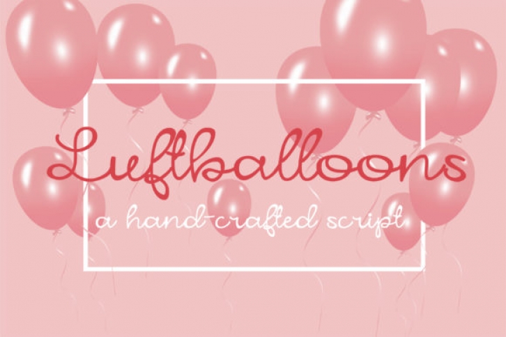 Luftballoons Font Download