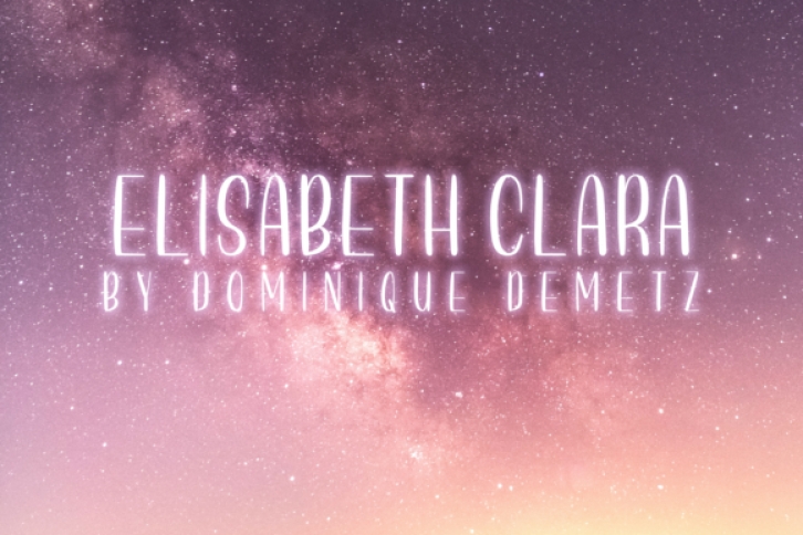 Elisabeth Clara Font Download