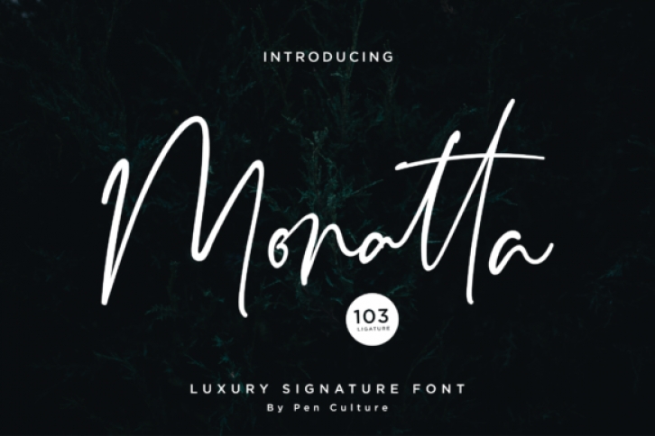 Monatta Font Download