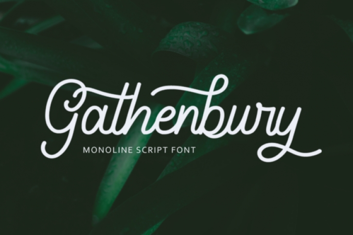 Gathenbury Font Download