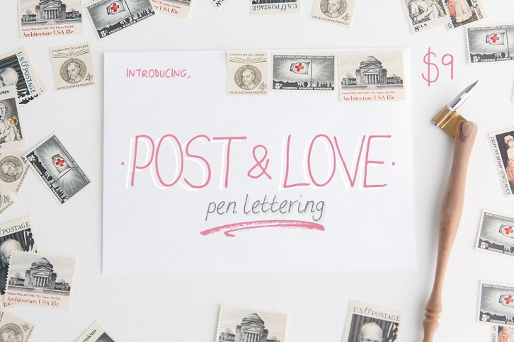 Post & Love Font Download