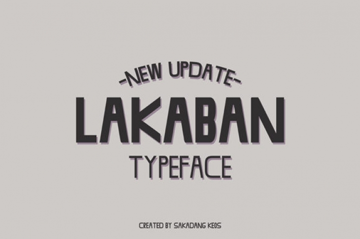 Lakaban Font Download