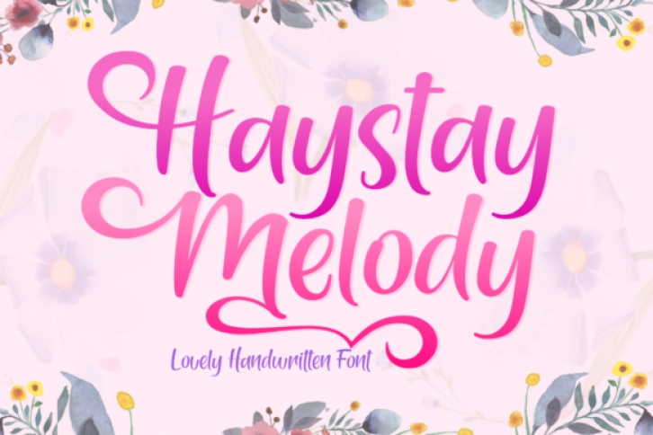 Haystay Melody Font Download