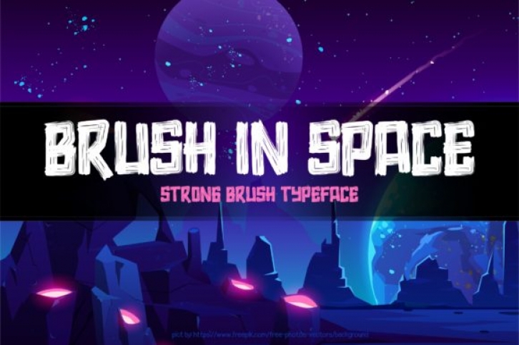 Brush in Space Font Download