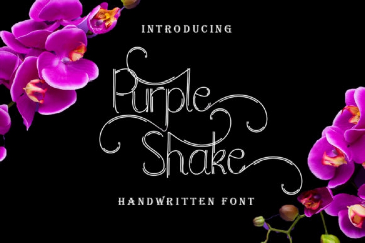 Purple Shake Font Download
