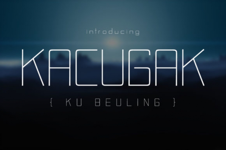 Kacugak Font Download