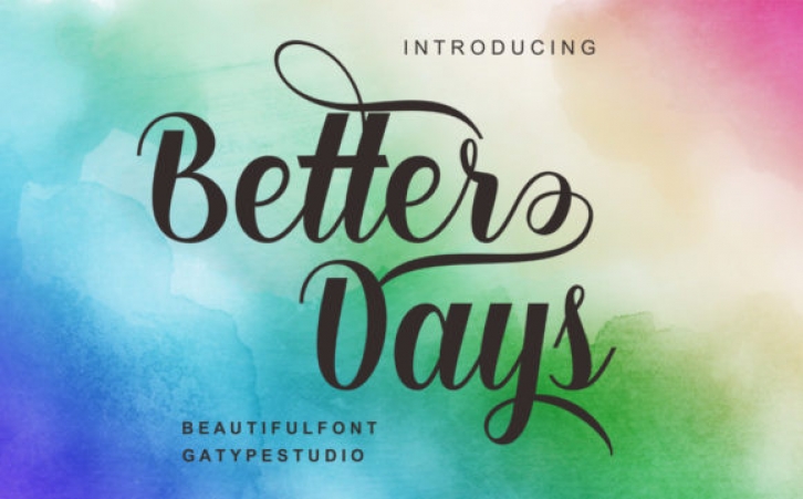 Better Days Font Download