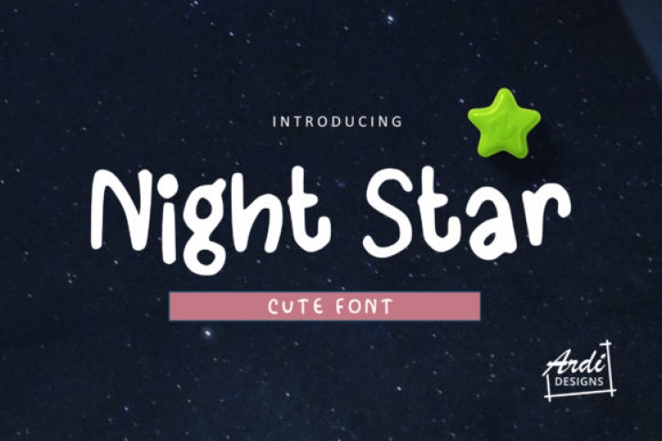 Night Star Font Download