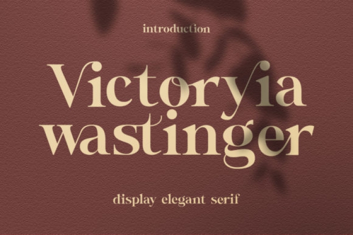 Victoryia Wastinger Font Download