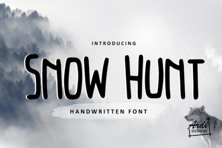 Snow Hunt Font Download