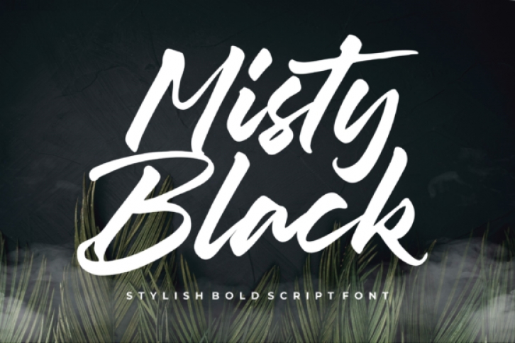 Misty Black Font Download