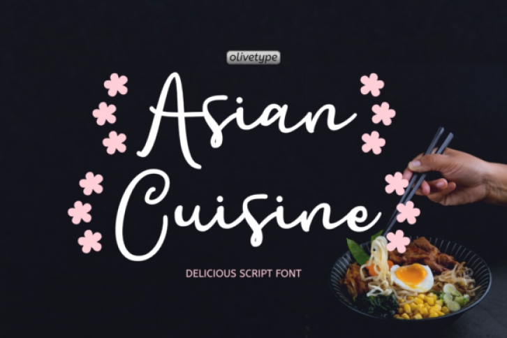 Asian Cuisine Font Download