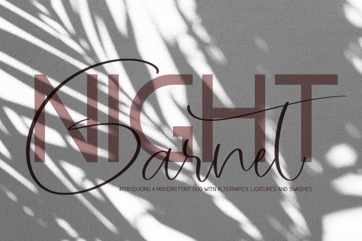 Garnet Night Duo Font Download