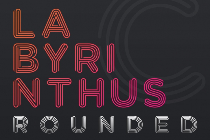 LABYRINTHUS ROUNDED Font Download