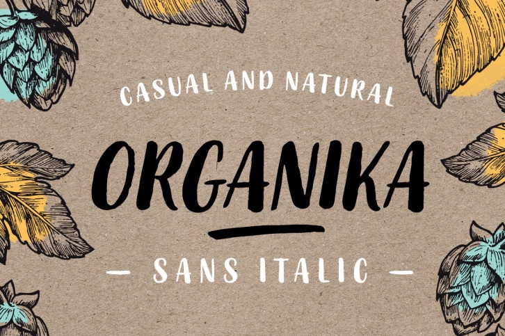 Organika Sans Italic Font Download