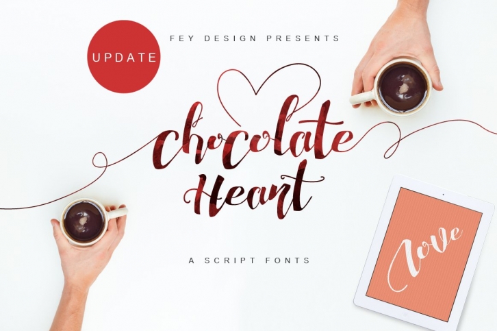 Chocolate Heart Script Font Download