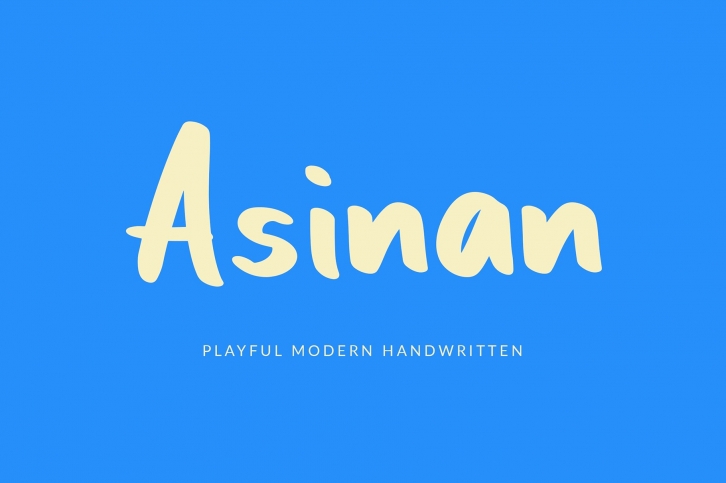 Asinan Playful Handwritten Font Download