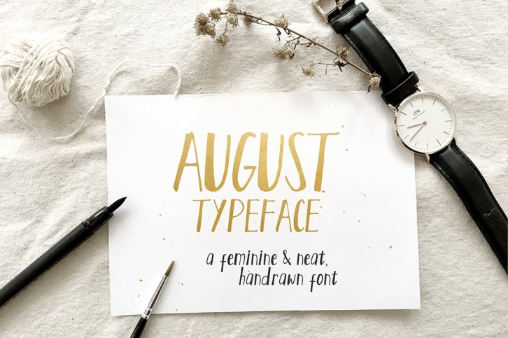 August Script Font Download