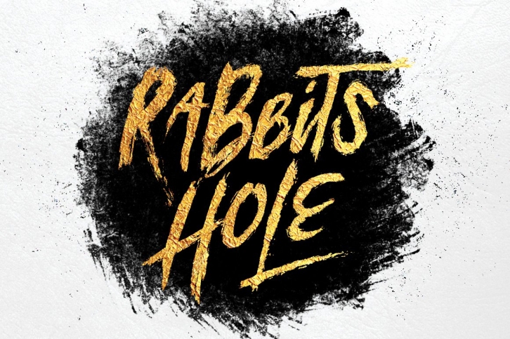 Rabbits Hole Brush + Bonus Font Download