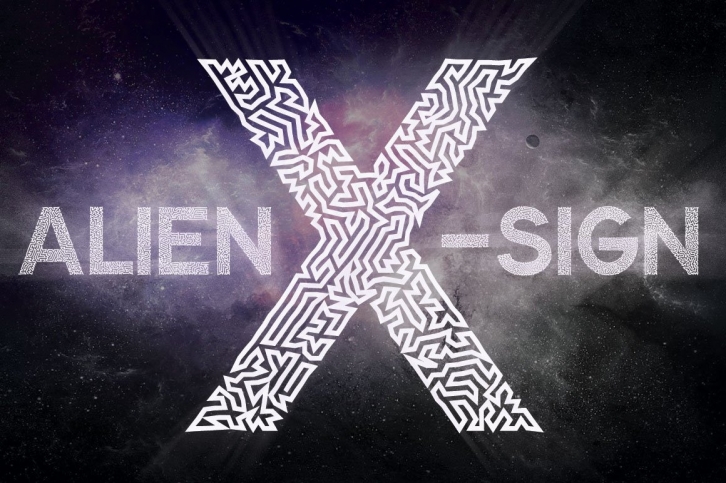 Alien Sign Font Download