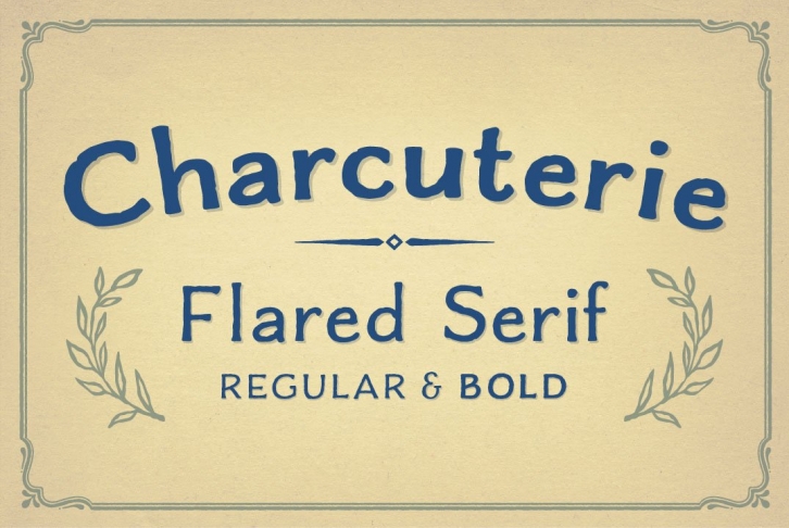 Charcuterie Flared Font Download