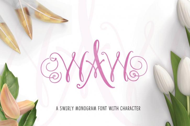 WAW Monogram Font Download