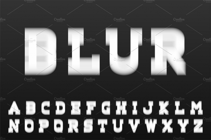 White latin letters Font Download