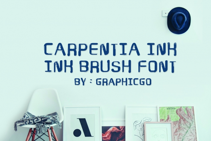 Carpentia Ink Brush Font Download