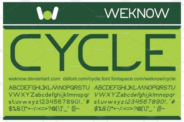 CYCLE FONT Font Download