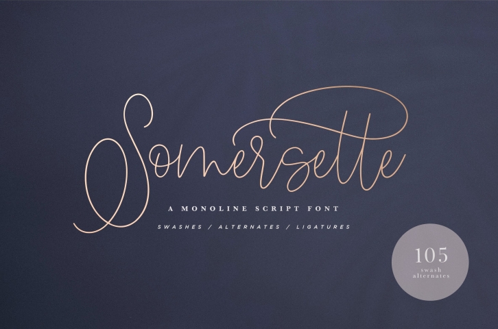 Somersette Script Font Download Somersette Script Font Download