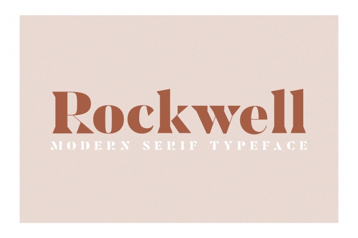 ROCKWELL- Modern Serif Font Download