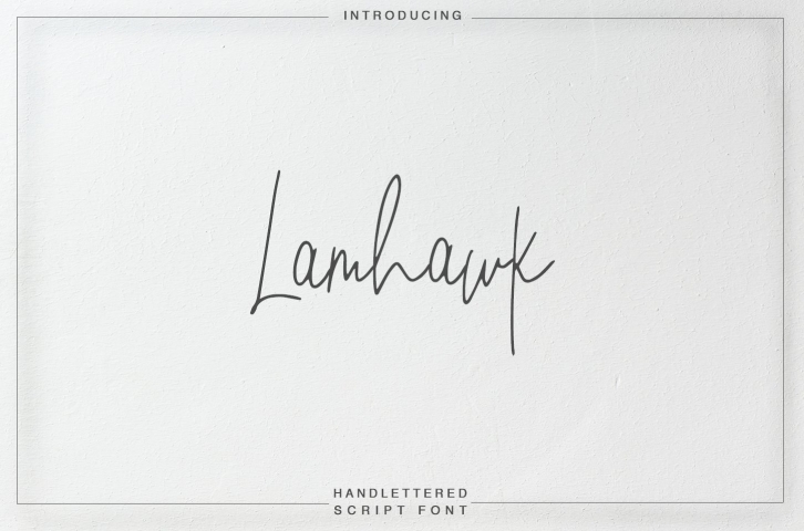 Lamhawk Font Download