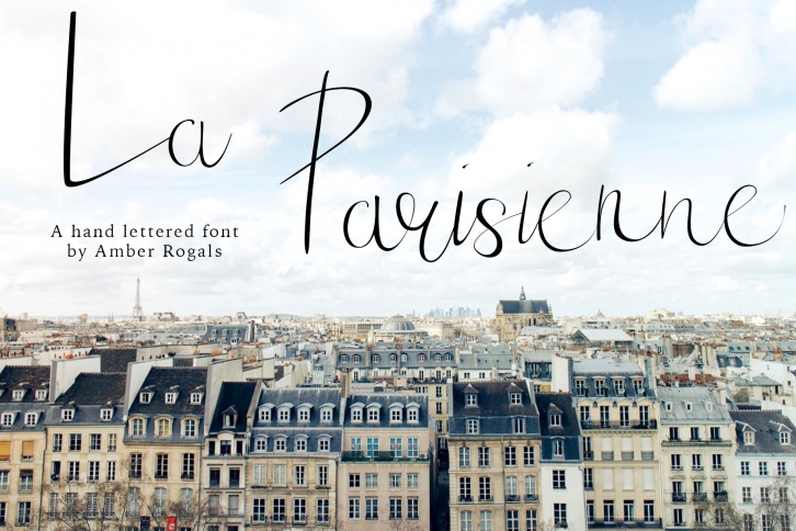 La Parisienne- A Hand Lettered Font Download