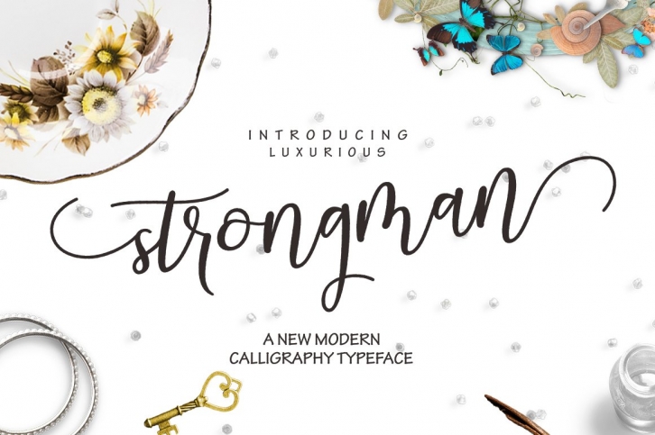 Strongman Script Font Download