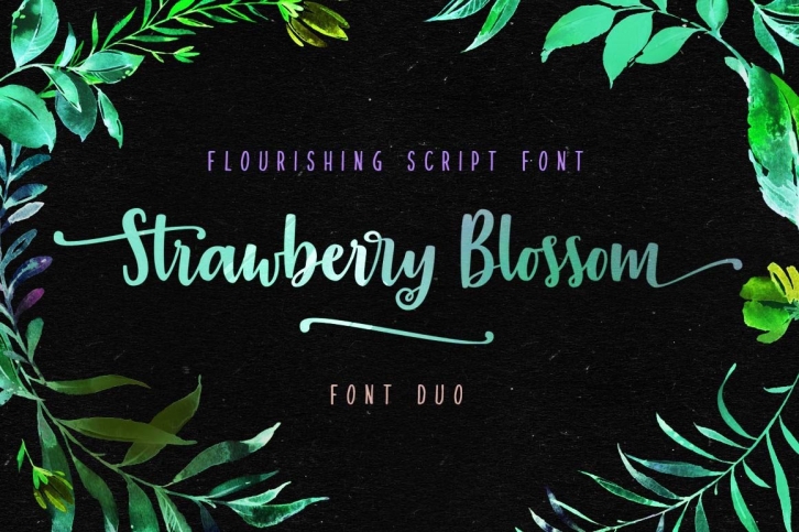 Strawberry Blossom Font Download