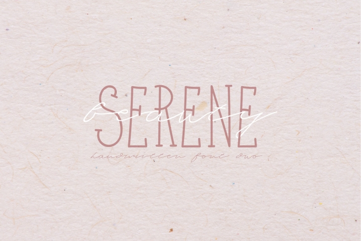 Serene Beauty Handwritten Duo Font Download