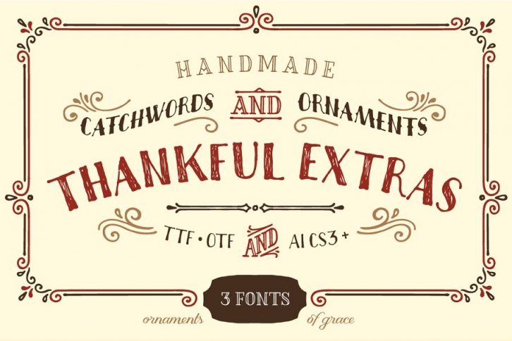 Thankful Extras Font Download
