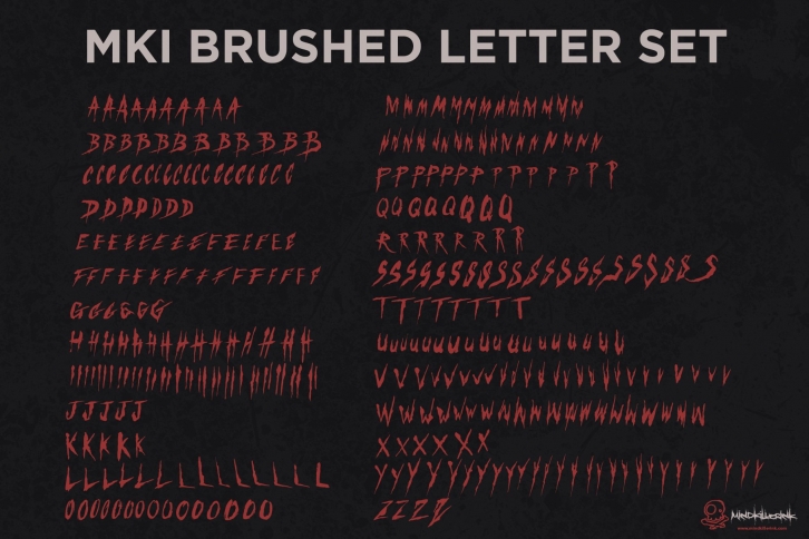 MKI letterset Font Download