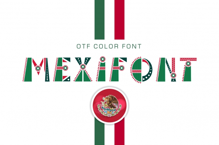 OTF color font “Mexifont” Font Download