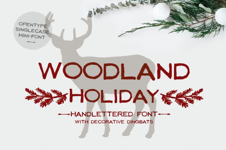 Woodland Holiday Font Download