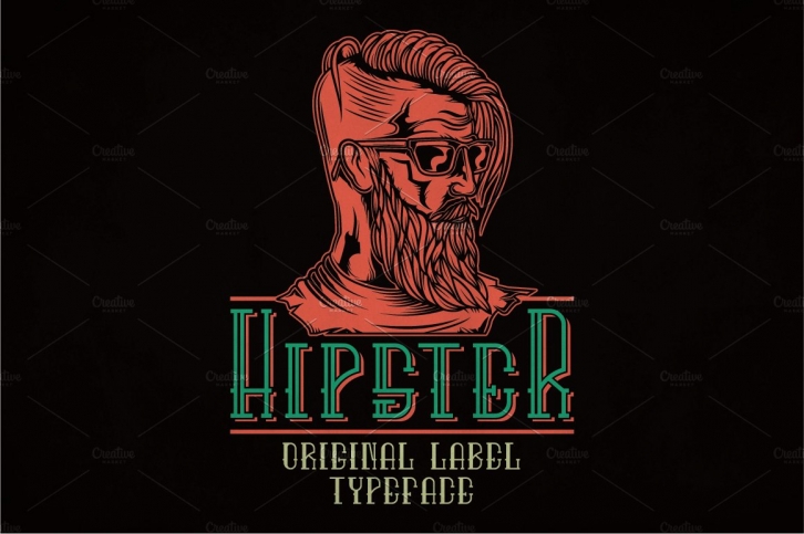 Hipster Modern Label Typeface Font Download