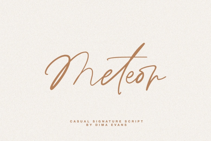 Meteor Script Font Download